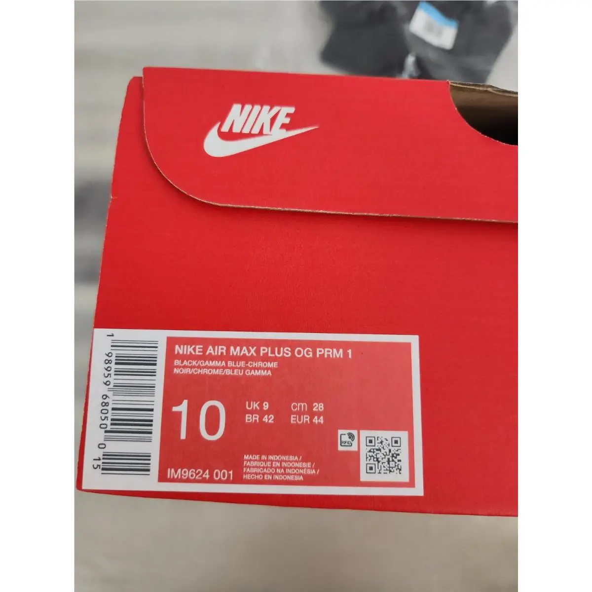 Nike shoes - Nike Air Max Plus - Air Max Plus - IM9624 001 - Black/Gamma Blue Chrome 8
