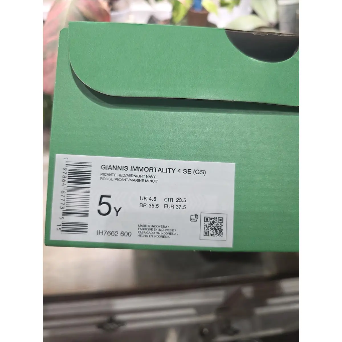 Nike shoes - Giannis Immortality 4 SE GS 4Y Picante - Red 0