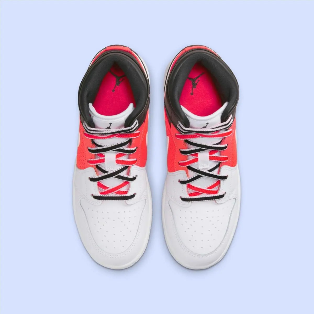 Nike shoes - Air Jordan 1 Mid - Air Mid - 943345-024 - Red (UPC: 195866725973) 3