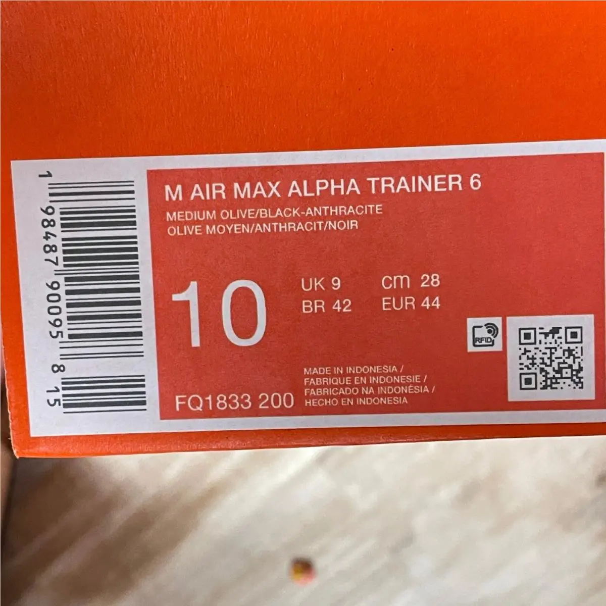 Nike shoes - Air Max Alpha Trainer 6 - FQ1833-200 - Green 6