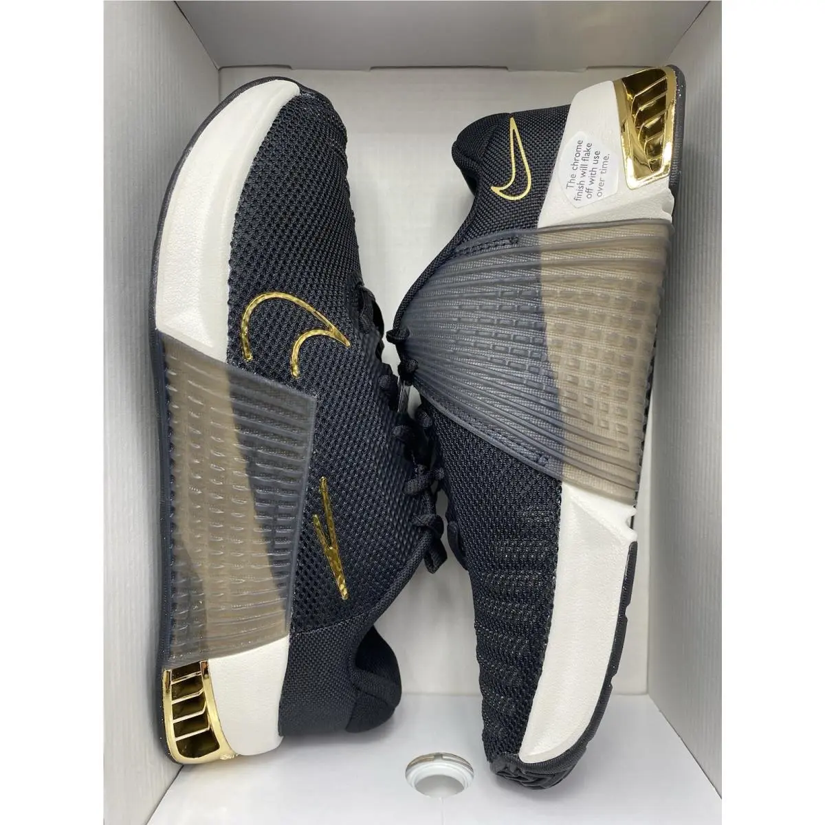 Nike shoes - NIKE iD - FJ8895 900 - Black/Gold-White 5
