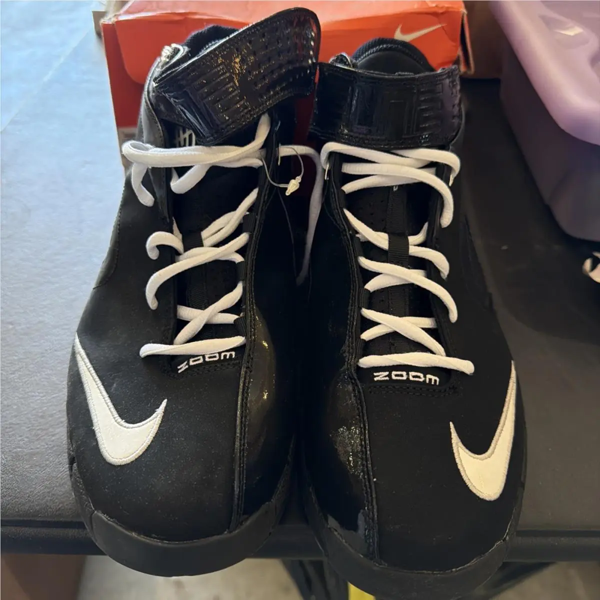 Nike Zoom Black Basketball Huarache Elite 12.5 Women