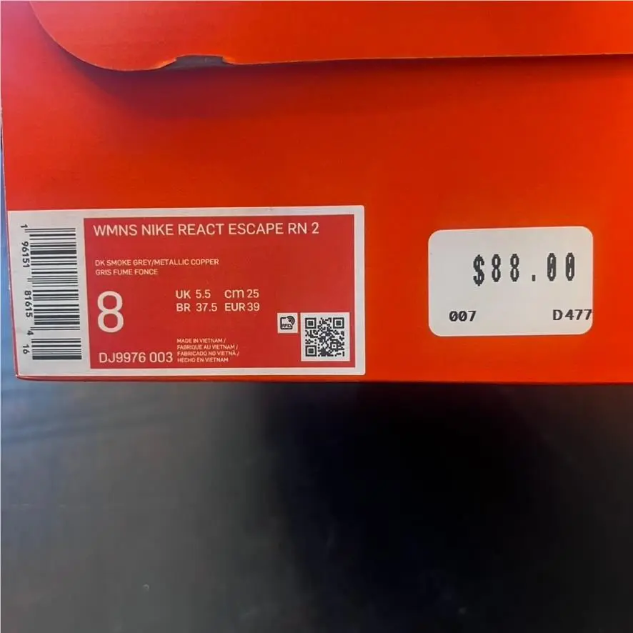 Nike shoes - Nike React Escape Run - React Escape Run - DJ9976-003 - Smoke Grey/Metallic Copper 7