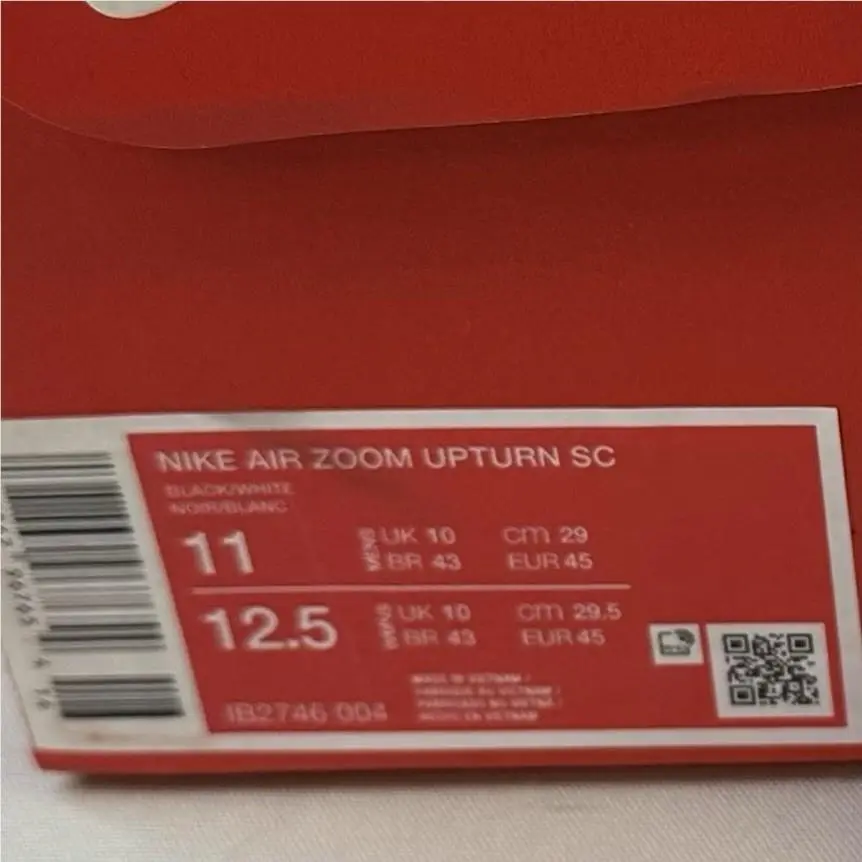 Nike shoes - Air Zoom Upturn Sc - Air Zoom Upturn - Ib2746004 - Black 7