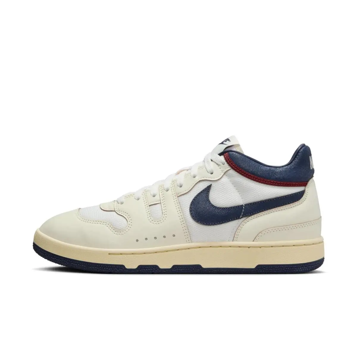 Nike Attack Prm Men`s Shoes Sneakers Leather Sail/ Midnight Navy Size 11