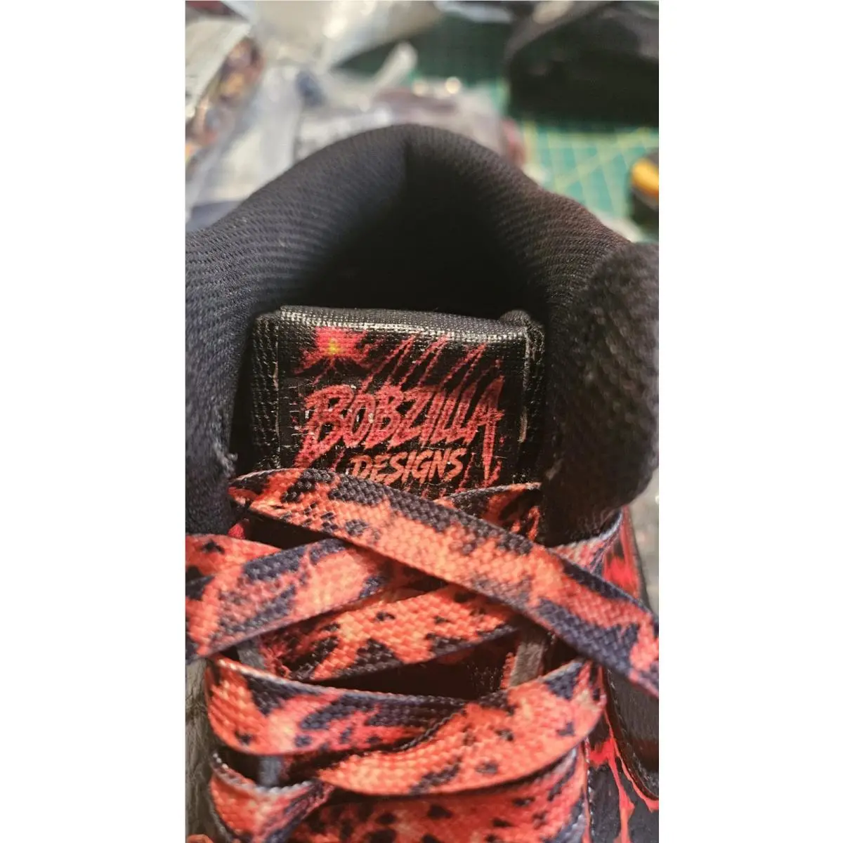 Nike shoes - Nike Air Force 1 Mid - Black/Red 8