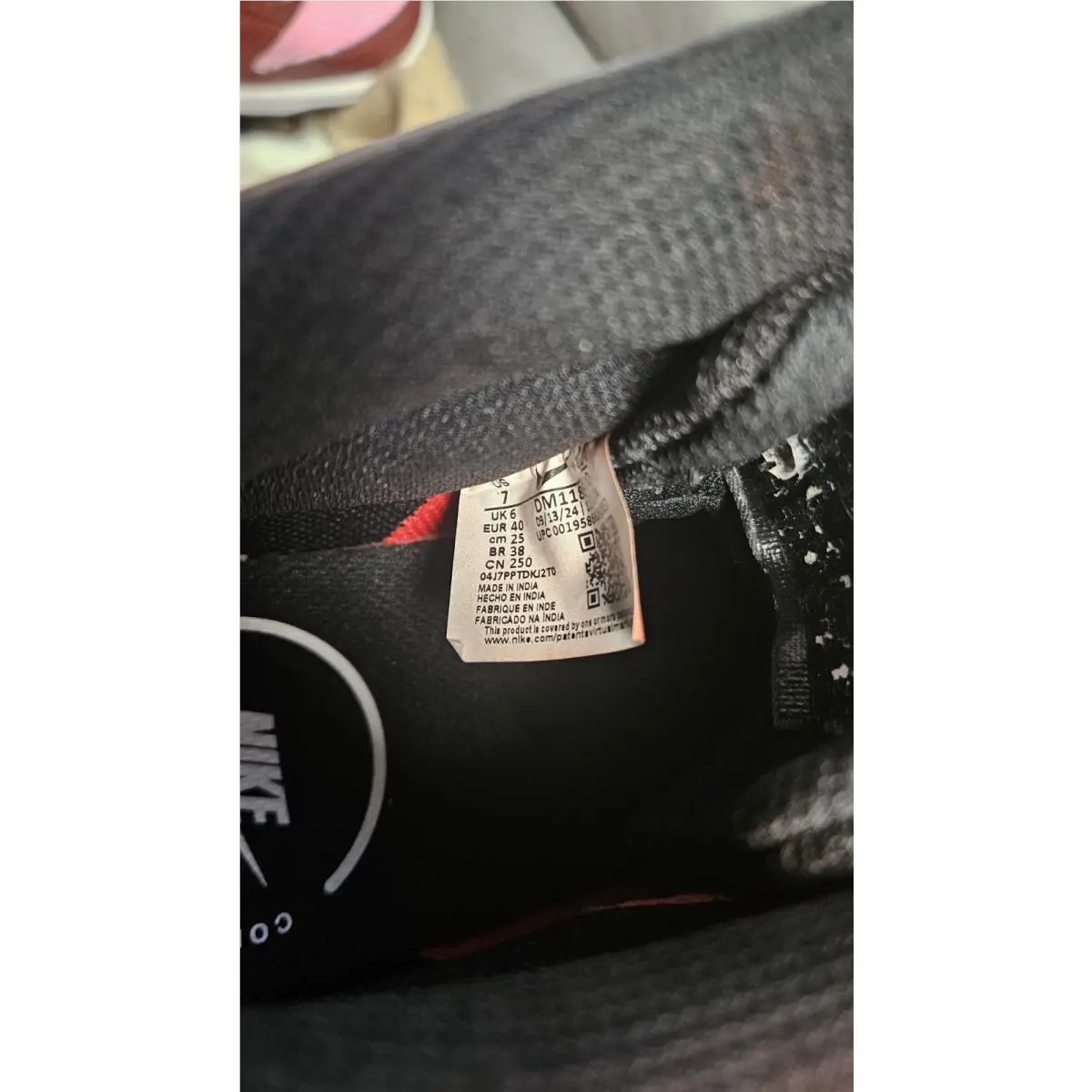 Nike shoes - Nike Air Force 1 Mid - Black/Red 9