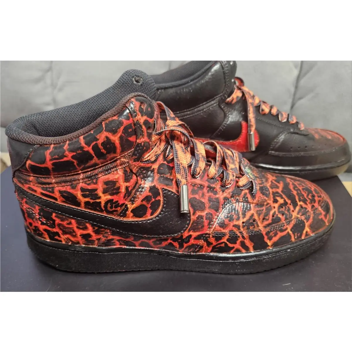 Nike shoes - Nike Air Force 1 Mid - Black/Red 5