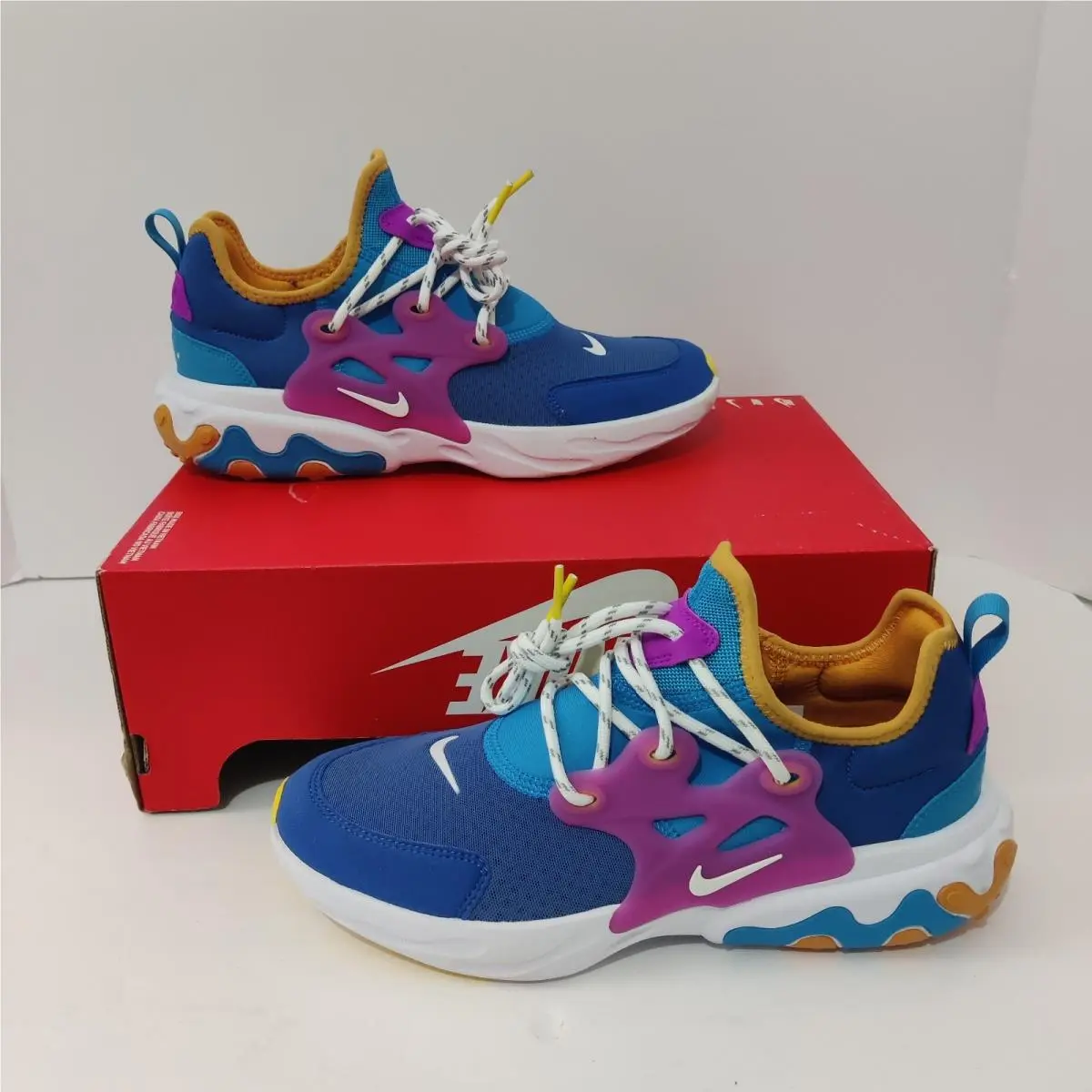 Size 7 GS - Nike React Presto Low Mountain Blue CK1752 400