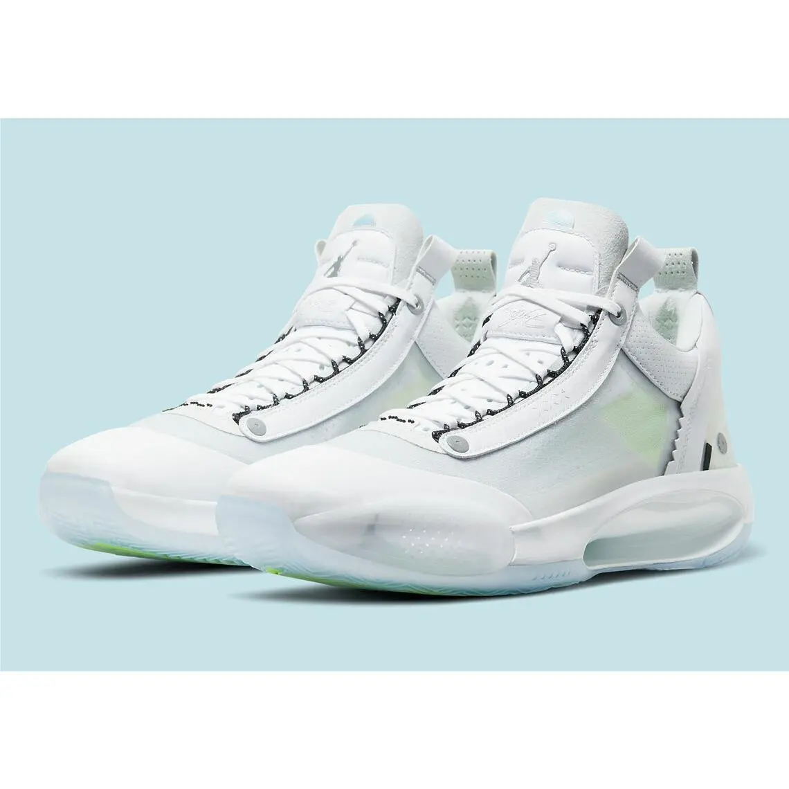 Nike Air Jordan Xxxiv Low White/metallic Silver CU3473 100 US Men SZ 7