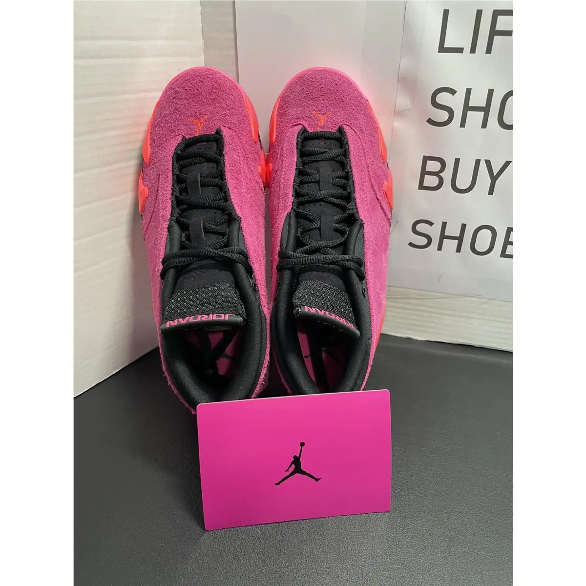 Nike shoes - Air Jordan 14 - Air - DH4121-600 - Pink Blast/Black-Flash Crimson (UPC: 195243500933) 5