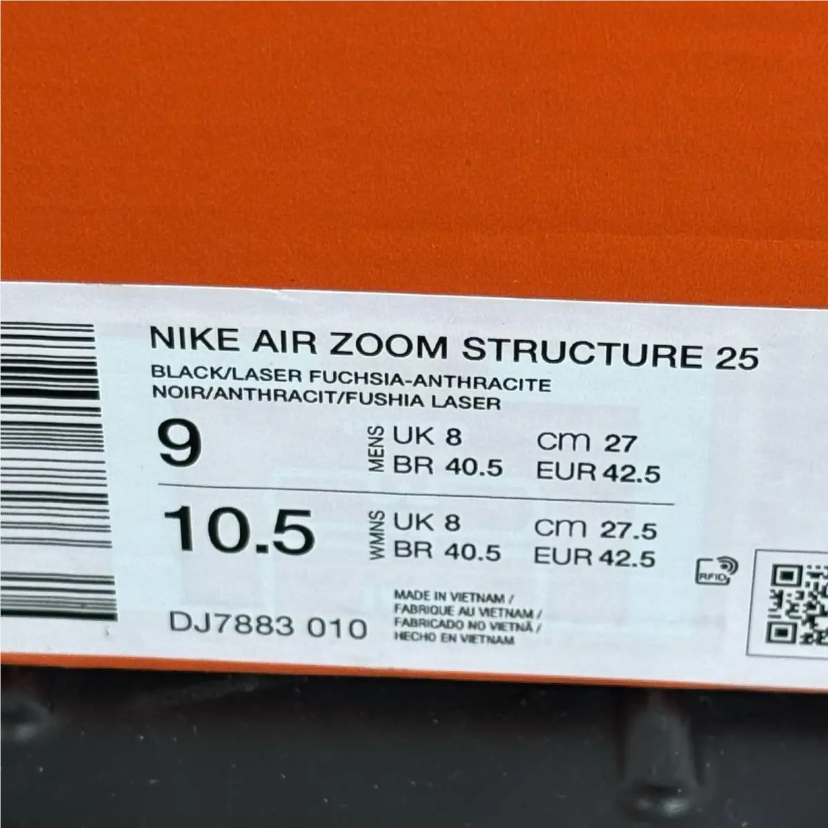 Nike shoes - Nike Air Zoom Structure - Air Zoom Structure - DJ7883-010 - Black 6