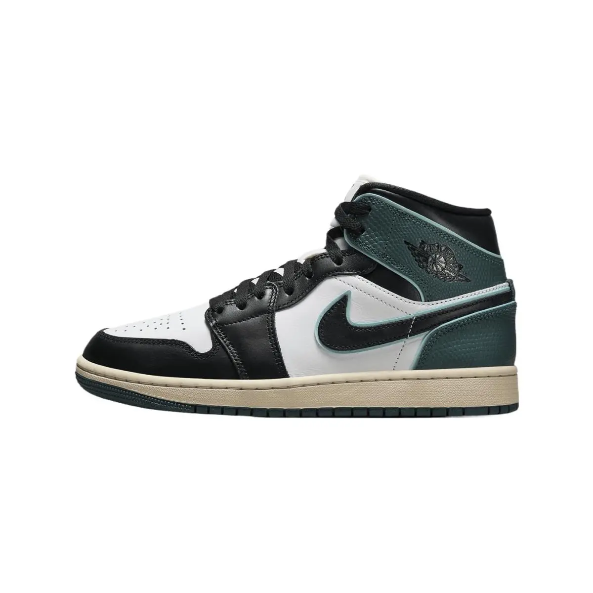 Nike Air Jordan 1 Mid SE Women`s Basketball Shoes White/light Dew Size 10
