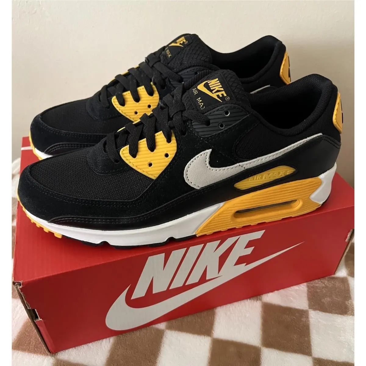 Nike shoes - Nike Air Max 90 - Air Max - FN6958-002 - Black/University Yellow 8