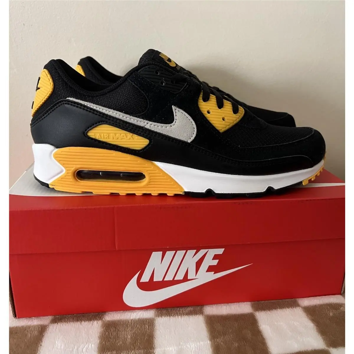 Nike shoes - Nike Air Max 90 - Air Max - FN6958-002 - Black/University Yellow 0