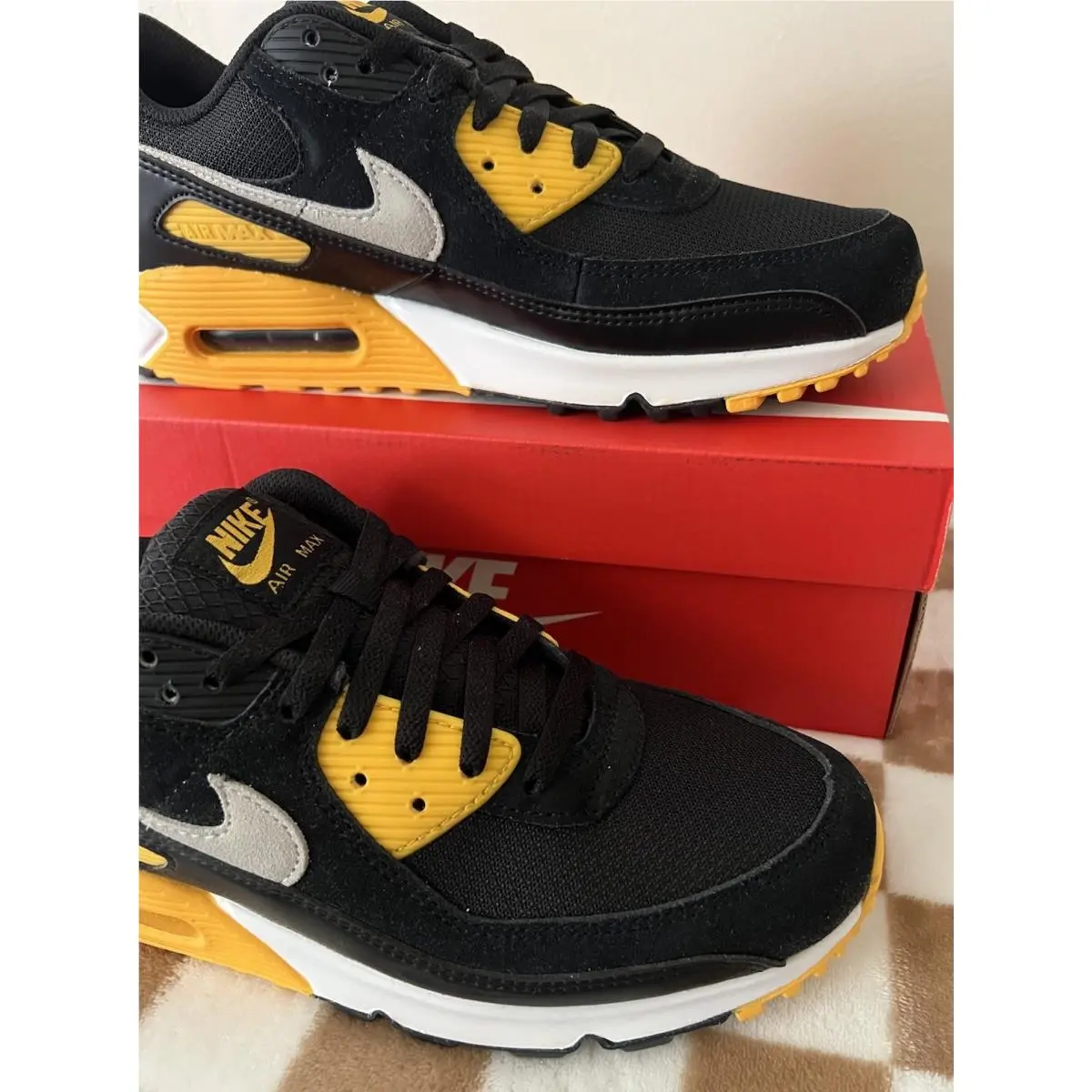 Nike shoes - Nike Air Max 90 - Air Max - FN6958-002 - Black/University Yellow 2