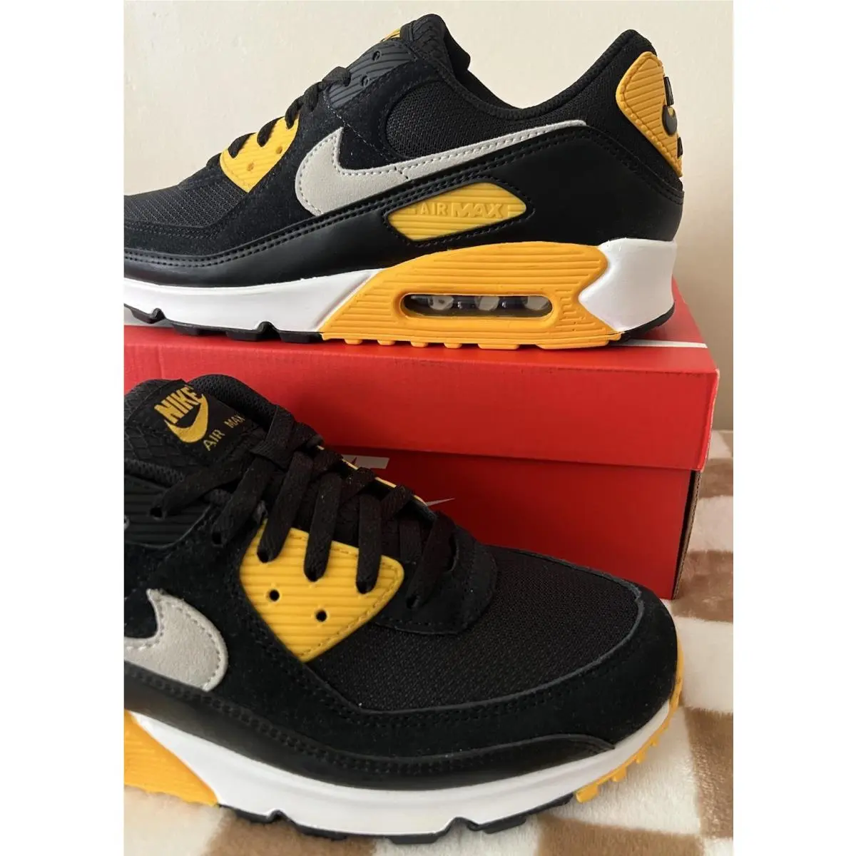Nike shoes - Nike Air Max 90 - Air Max - FN6958-002 - Black/University Yellow 3