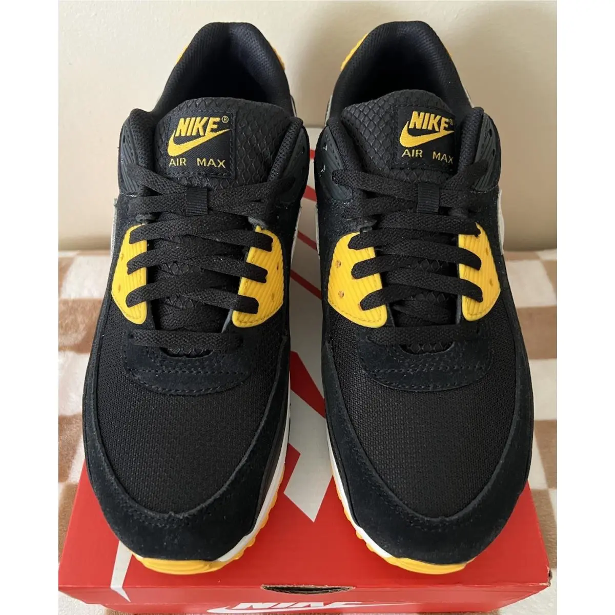 Nike shoes - Nike Air Max 90 - Air Max - FN6958-002 - Black/University Yellow 7
