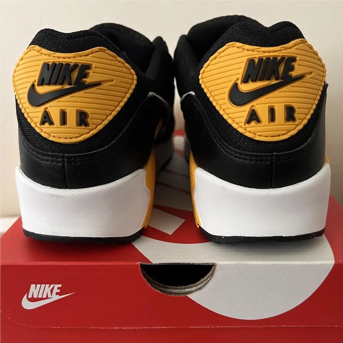 Nike shoes - Nike Air Max 90 - Air Max - FN6958-002 - Black/University Yellow 10
