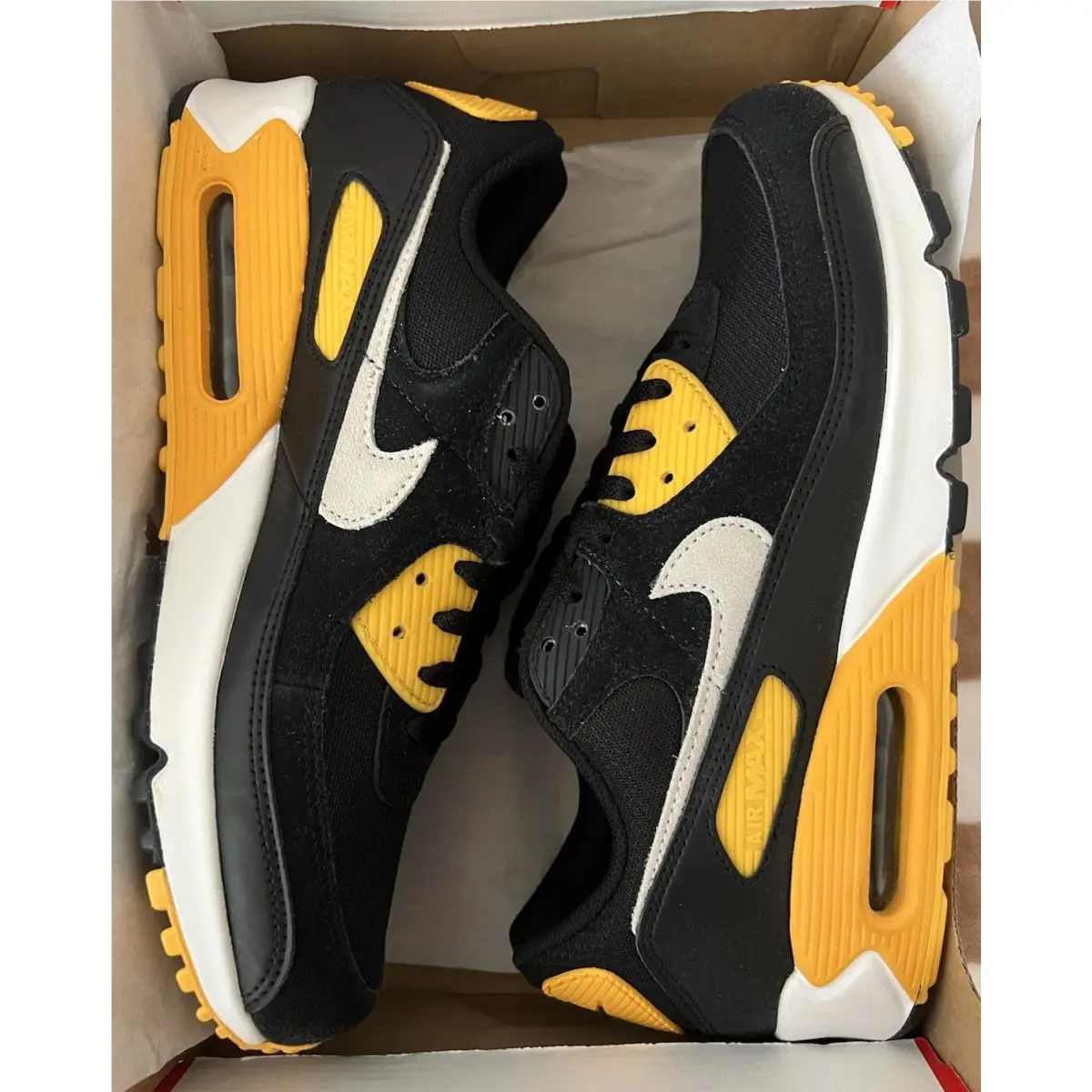 Nike shoes - Nike Air Max 90 - Air Max - FN6958-002 - Black/University Yellow 13
