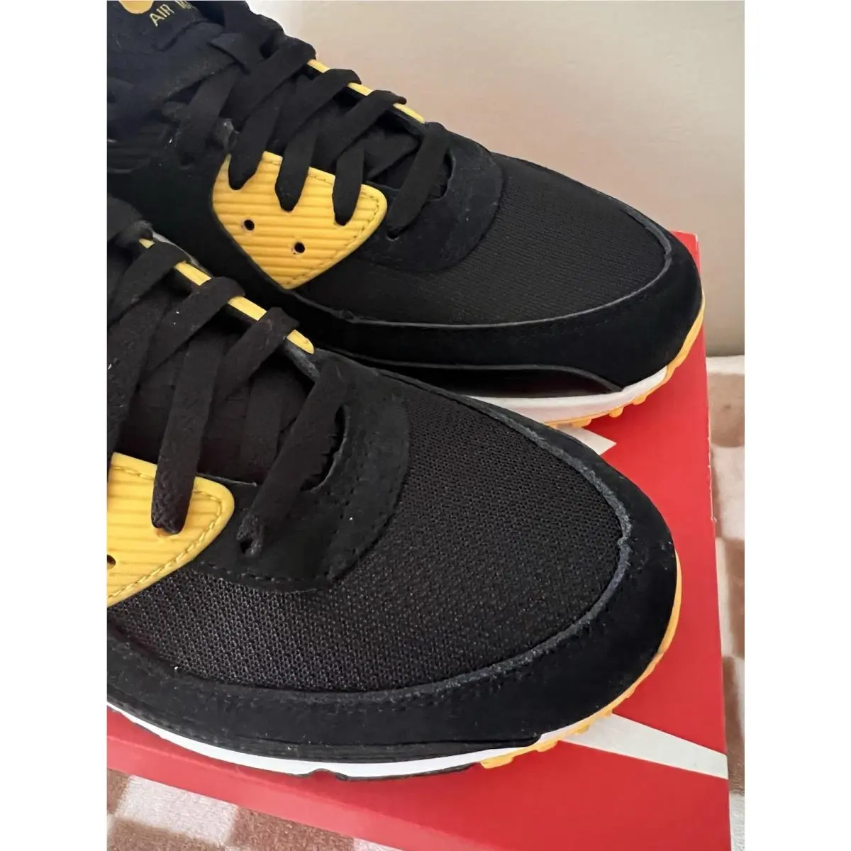 Nike shoes - Nike Air Max 90 - Air Max - FN6958-002 - Black/University Yellow 4