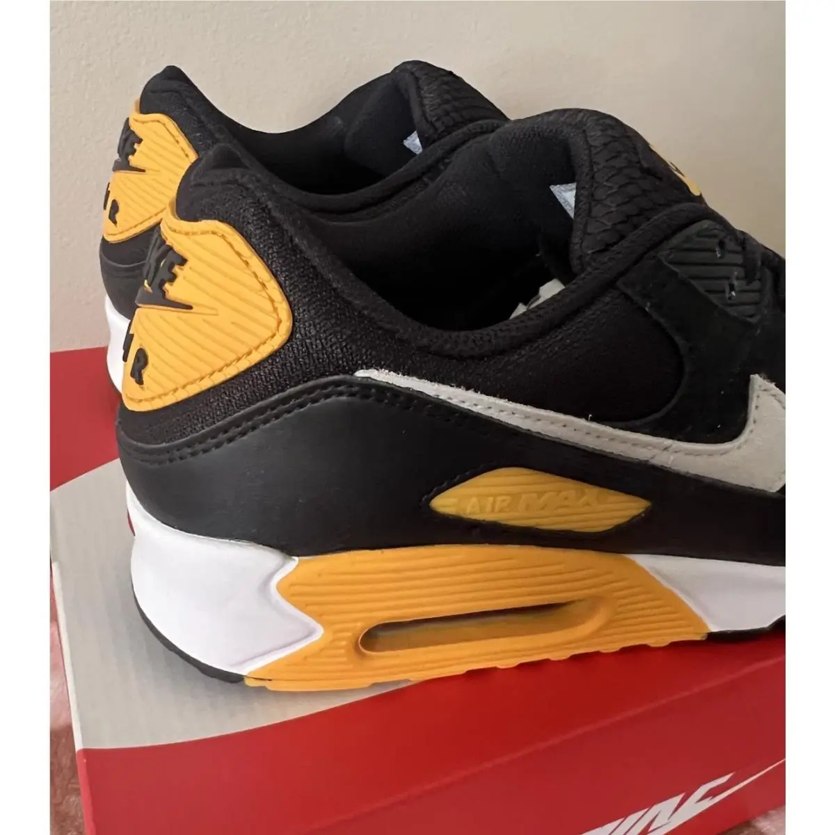 Nike shoes - Nike Air Max 90 - Air Max - FN6958-002 - Black/University Yellow 5