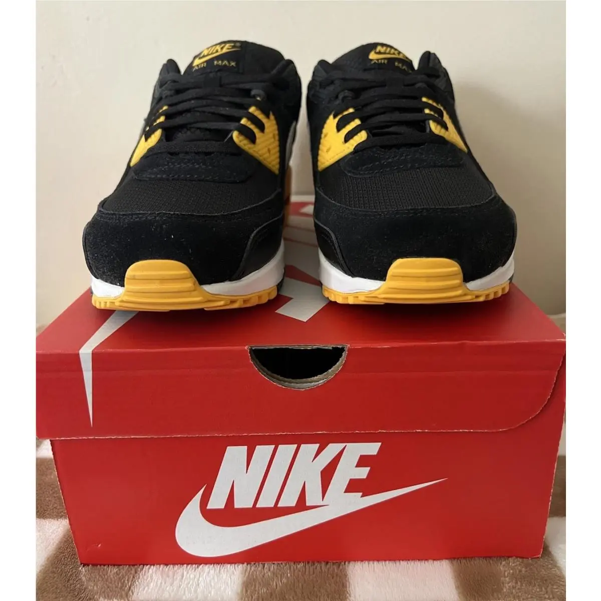 Nike shoes - Nike Air Max 90 - Air Max - FN6958-002 - Black/University Yellow 6