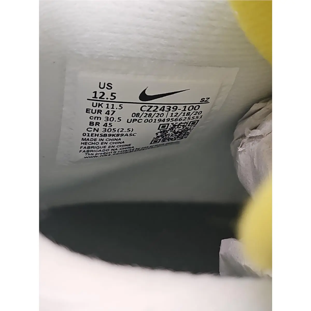 Nike shoes - Air Jordan 4 - Air - CZ2439-100 - White 6