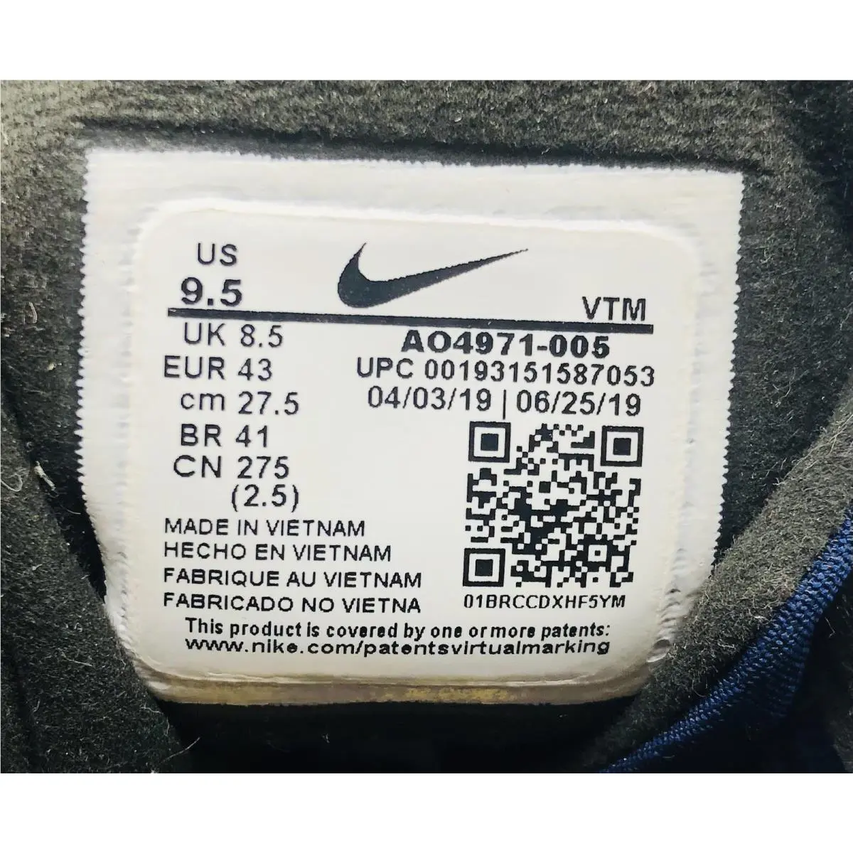 Nike shoes - Nike Air Max 270 React - AO4971-005 - Blue (UPC: 0193151587053) 13