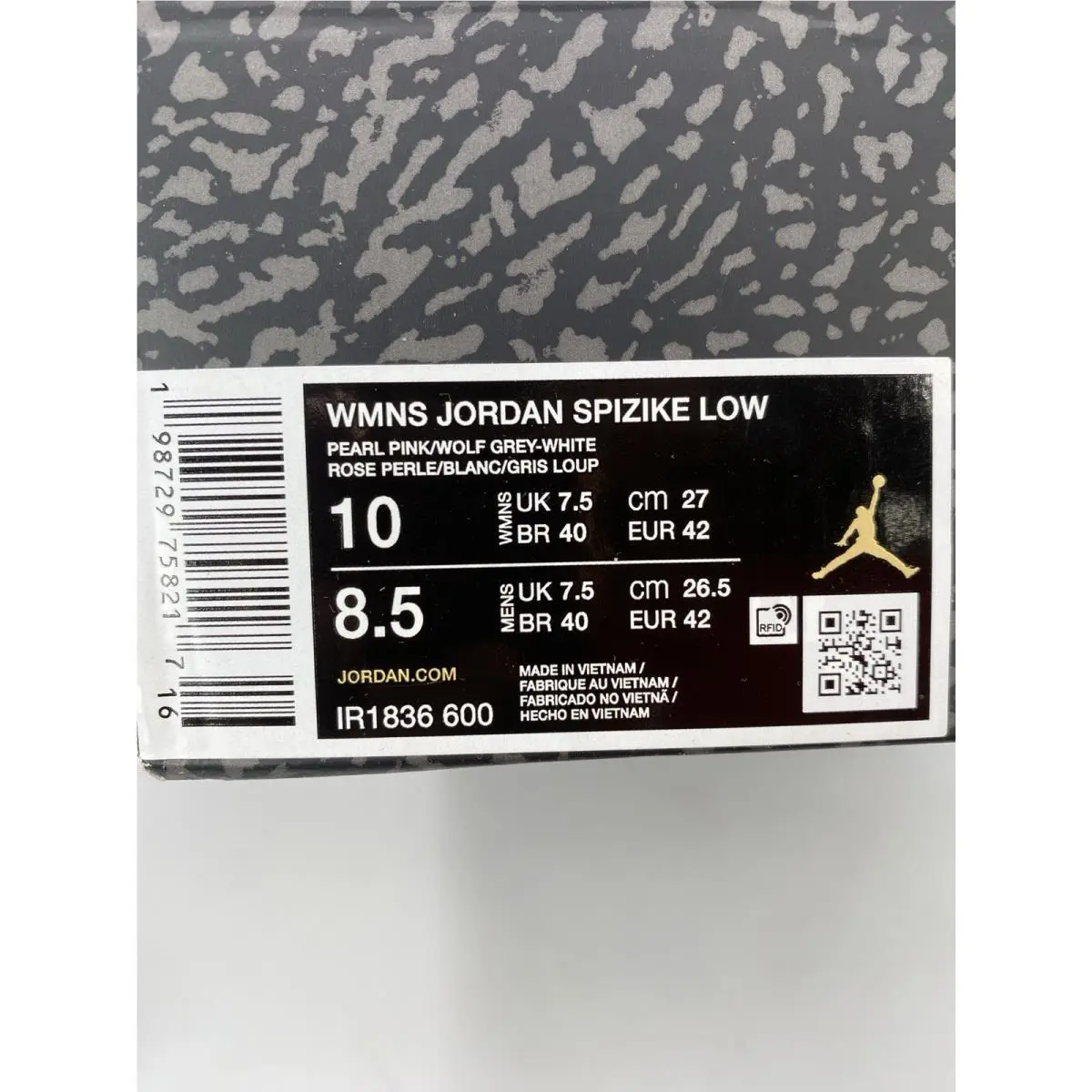 Nike shoes - Nike Wmns - Wmns - IR1836 600 - Pearl Pink/Wolf Grey-White (UPC: 198729758217) 7