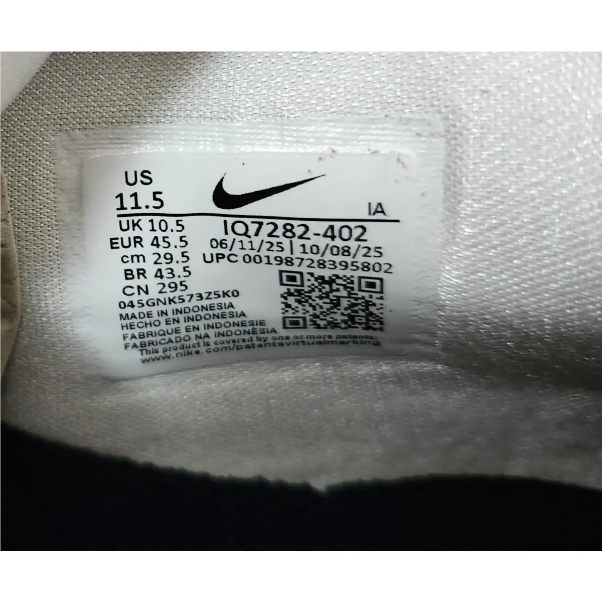 Nike shoes - NIKE DIAMOND CLEATS - DIAMOND CLEATS - WHITE, NAVY BLUE (UPC: 00198728393525) 15