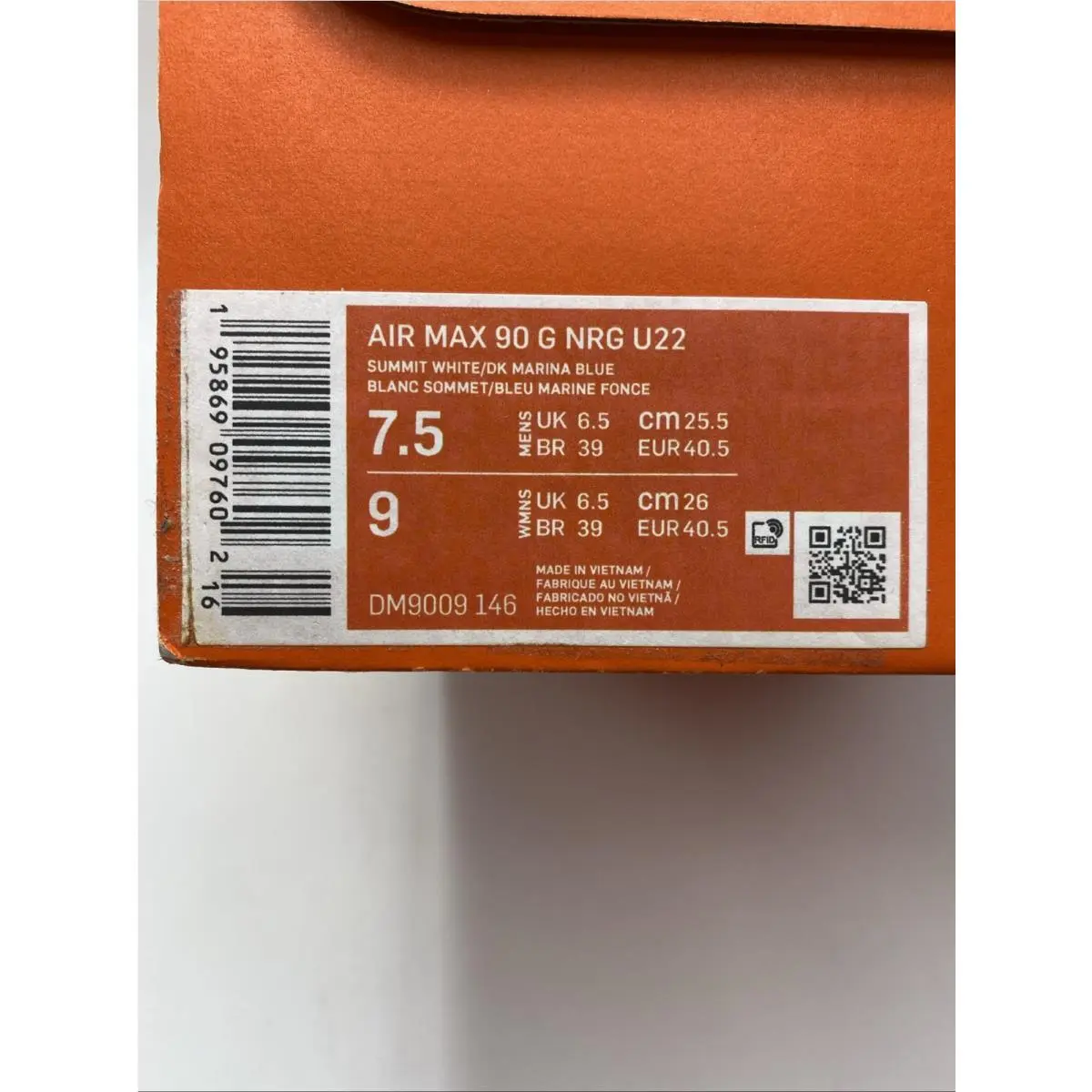 Nike shoes - Nike Air Max 90 - Air Max - DM9009 146 - Summit White/DK Marina Blue (UPC: 195869097602) 5