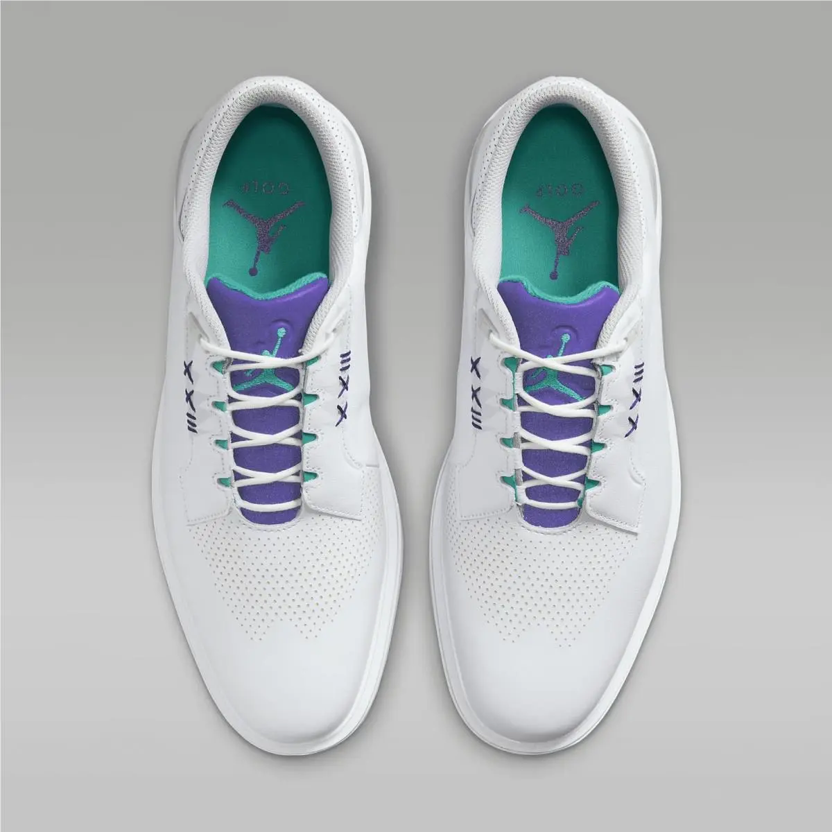 Nike shoes - White/Emerald Rise/Grape Ice (UPC: 196977642838) 2