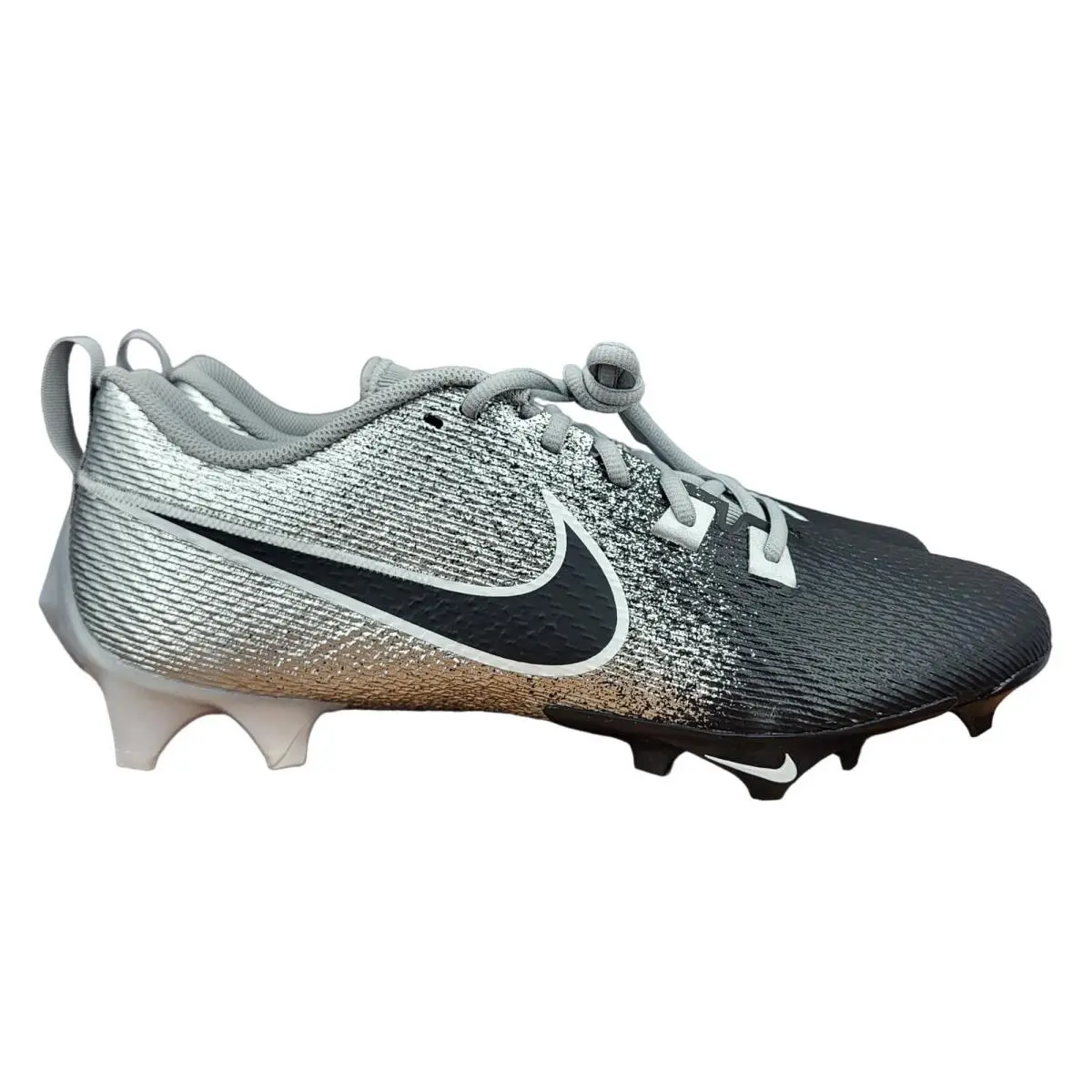 Nike Vapor Edge Speed 360 2 Football Cleats Mens 13 Metallic Silver Black