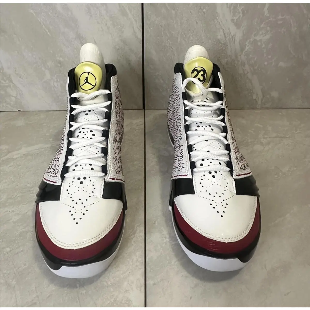 Nike Air Jordan 23 OG Chicago White Red Black Hi-top Sneakers 2008 Size 9