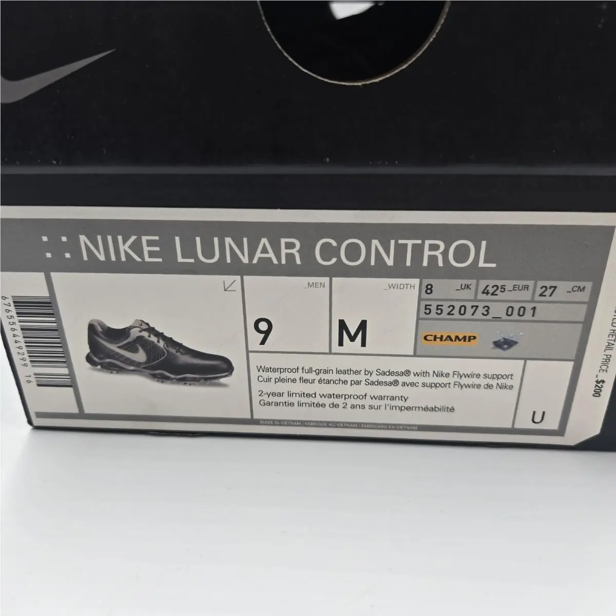 Nike shoes - Nike Lunar Control - Lunar Control - 552073-001 - Black 3