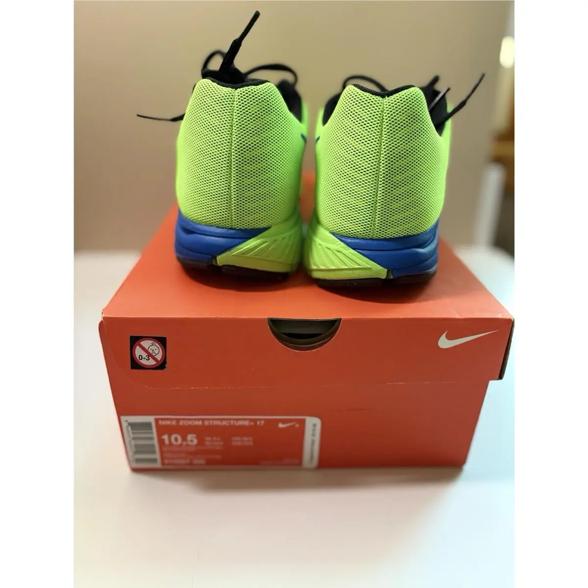 Nike shoes - Nike Zoom Structure 17 - Zoom Structure - 615587-300 - Green 5