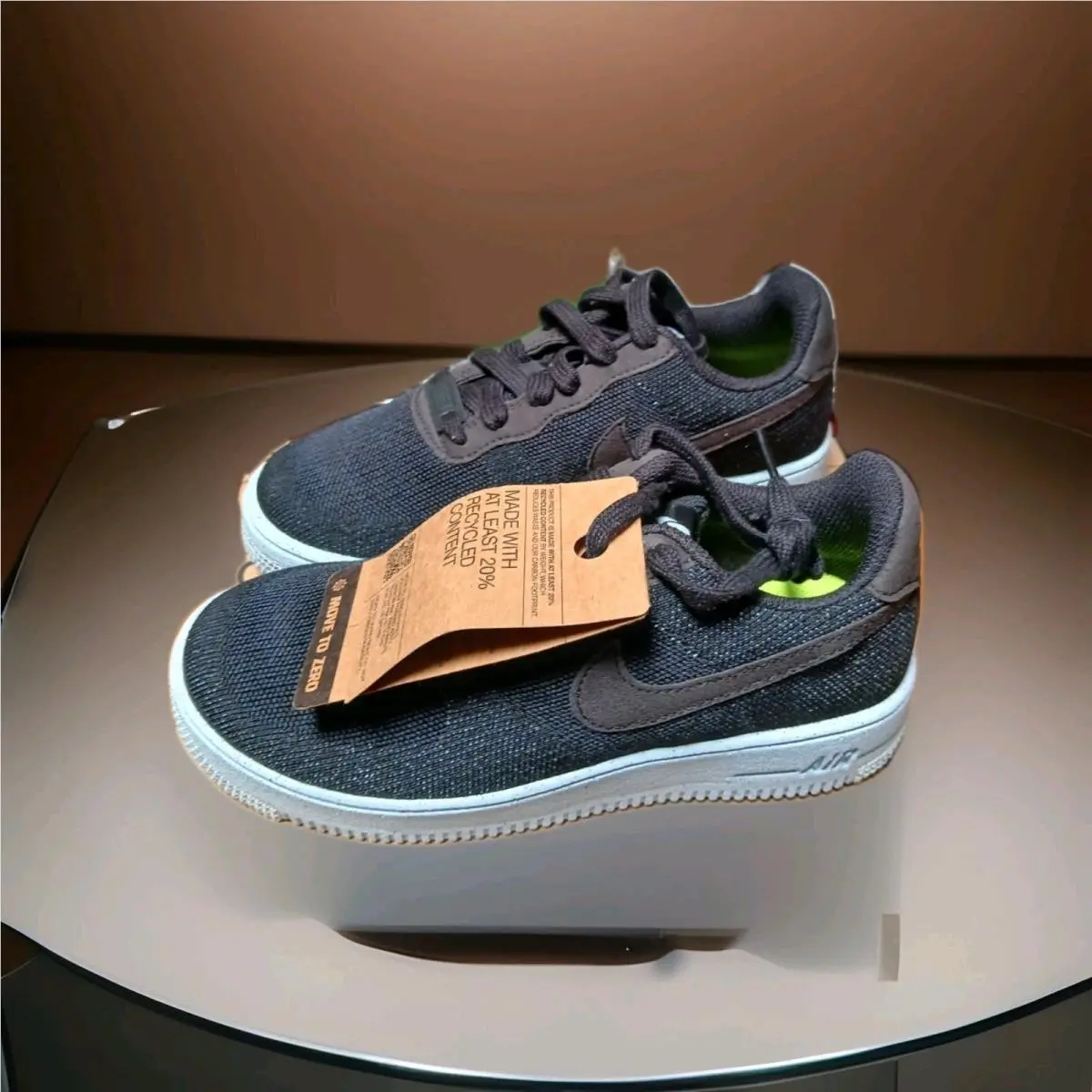 Nike shoes - af1 crater flyknit - crater flyknit - Black/chambray blue noir/bleu chambray noir 1