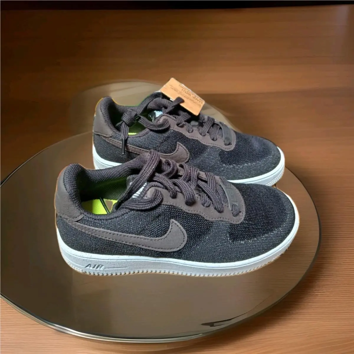 Nike shoes - af1 crater flyknit - crater flyknit - Black/chambray blue noir/bleu chambray noir 4