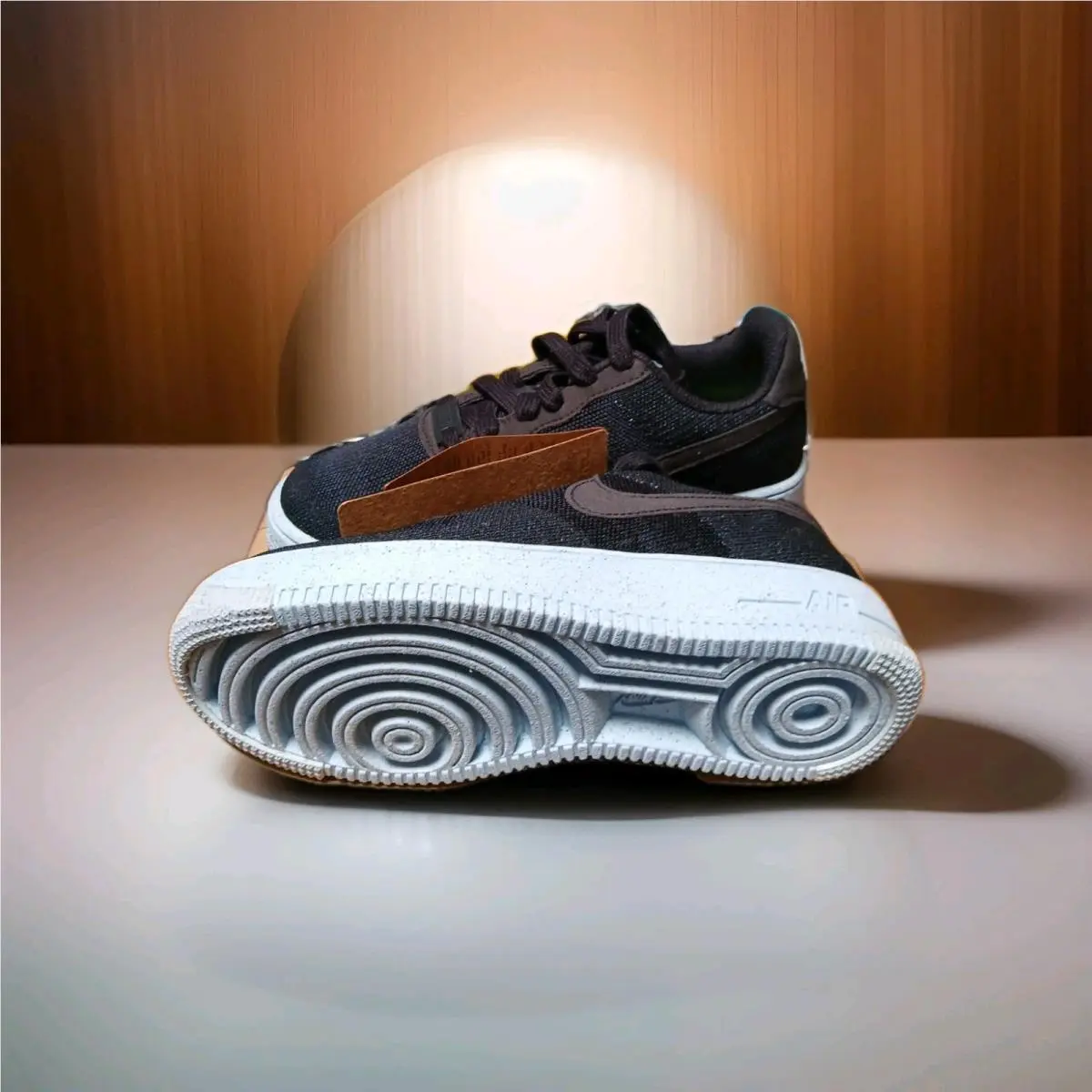 Nike shoes - af1 crater flyknit - crater flyknit - Black/chambray blue noir/bleu chambray noir 5