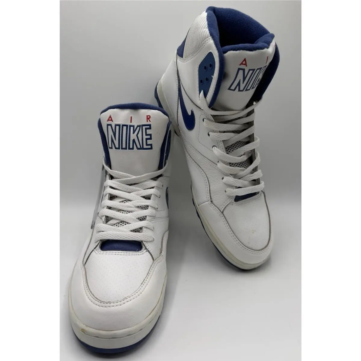 Nos 1989 Nike Air Transition Force Hi Basketball Sneakers Sz W/12 M/10.5 No Box
