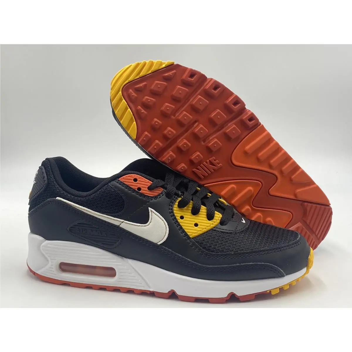 Nike Air Max 90 Blck/white-cosmic Clay DJ9250 001 US Men SZ 7