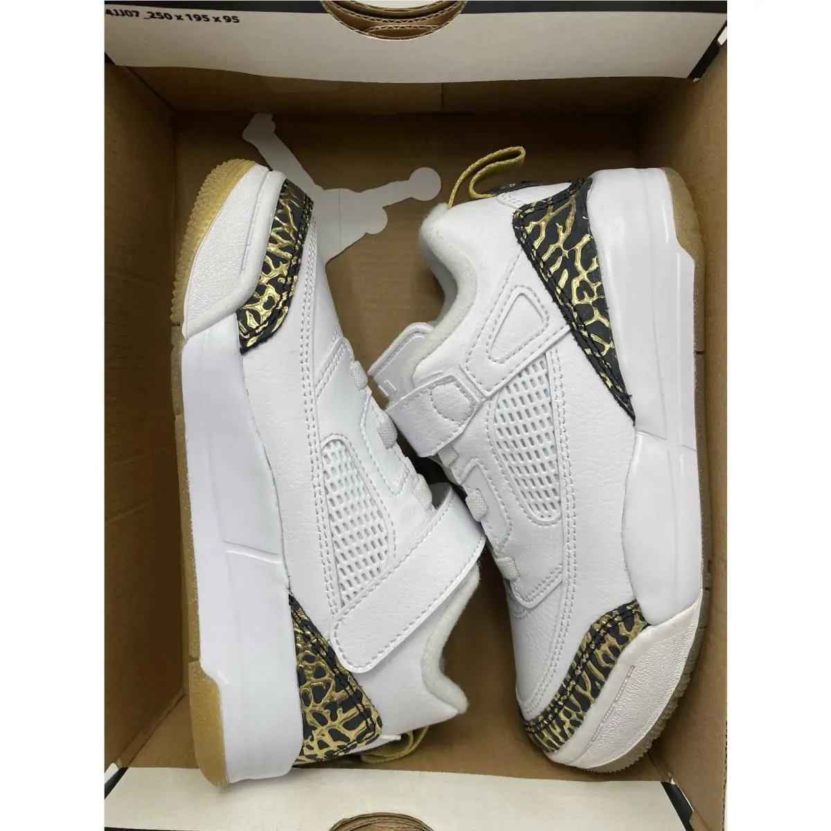 Nike shoes - Jordan Spizike - Spizike - HJ9055 100 - White/Black-Metallic Gold (UPC: 197599165408) 5