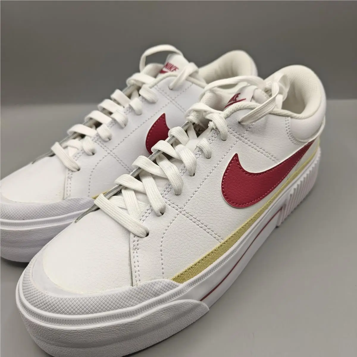 Nike shoes - Nike Court Legacy Lift - Court Legacy Lift - White/Team Gold/Sweet Beet 2
