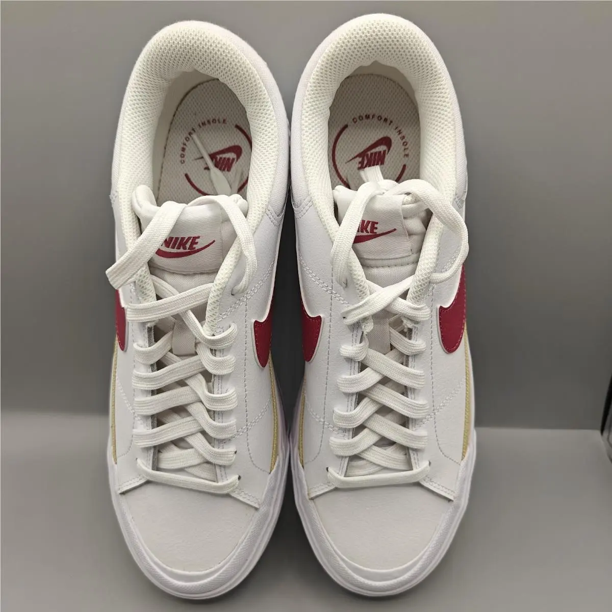 Nike shoes - Nike Court Legacy Lift - Court Legacy Lift - White/Team Gold/Sweet Beet 5