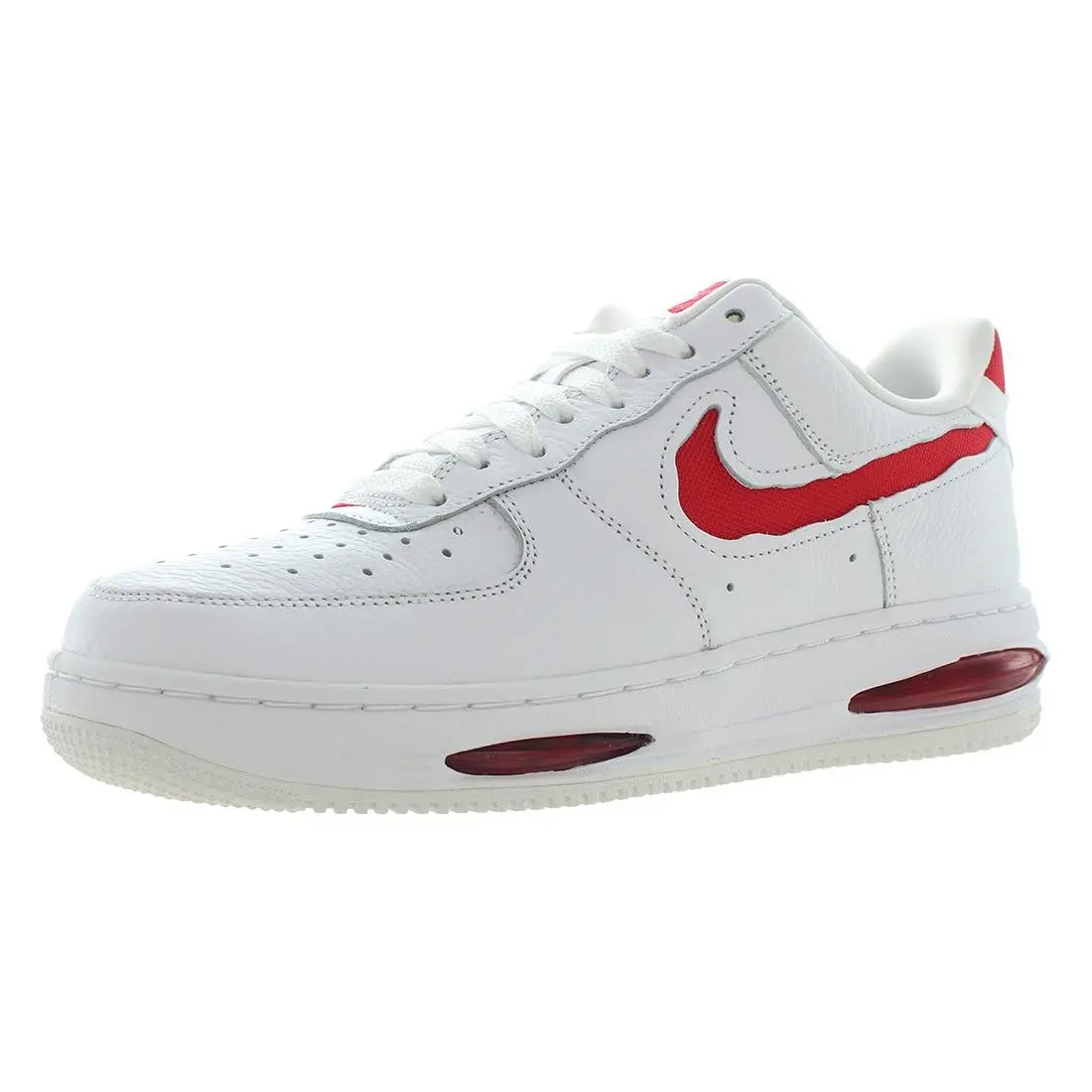 Nike Air Force 1 Low Evo Unisex Shoes Size 9 Color: White/university Red