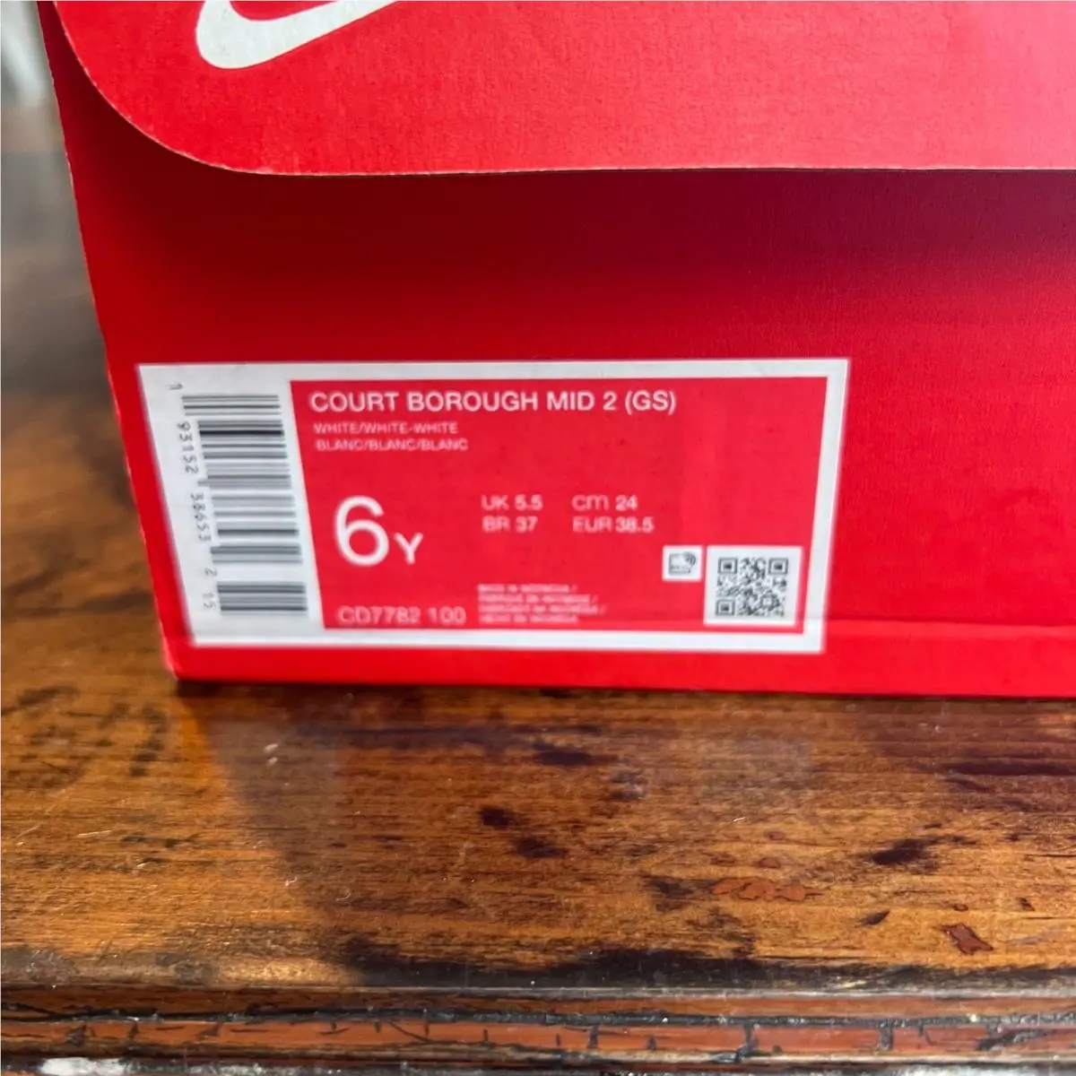 Nike shoes - Court Borough Mid 2 (GS) - White 11
