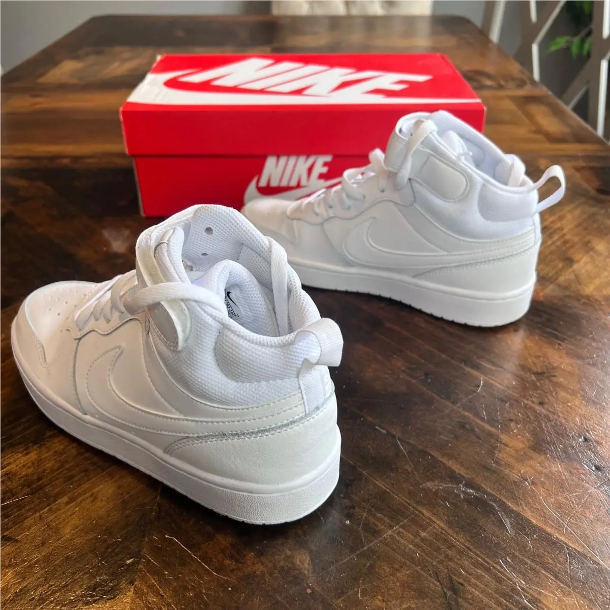 Nike shoes - Court Borough Mid 2 (GS) - White 3
