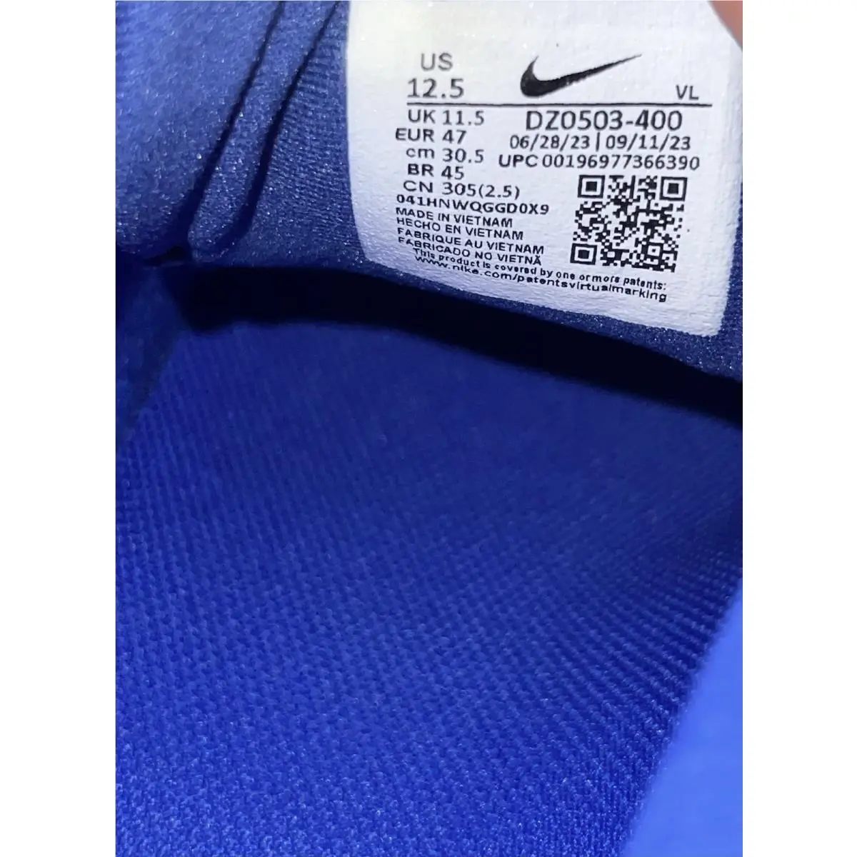 Nike shoes - Nike Air Zoom Diamond Elite - DZ0503-400 - Blue 6