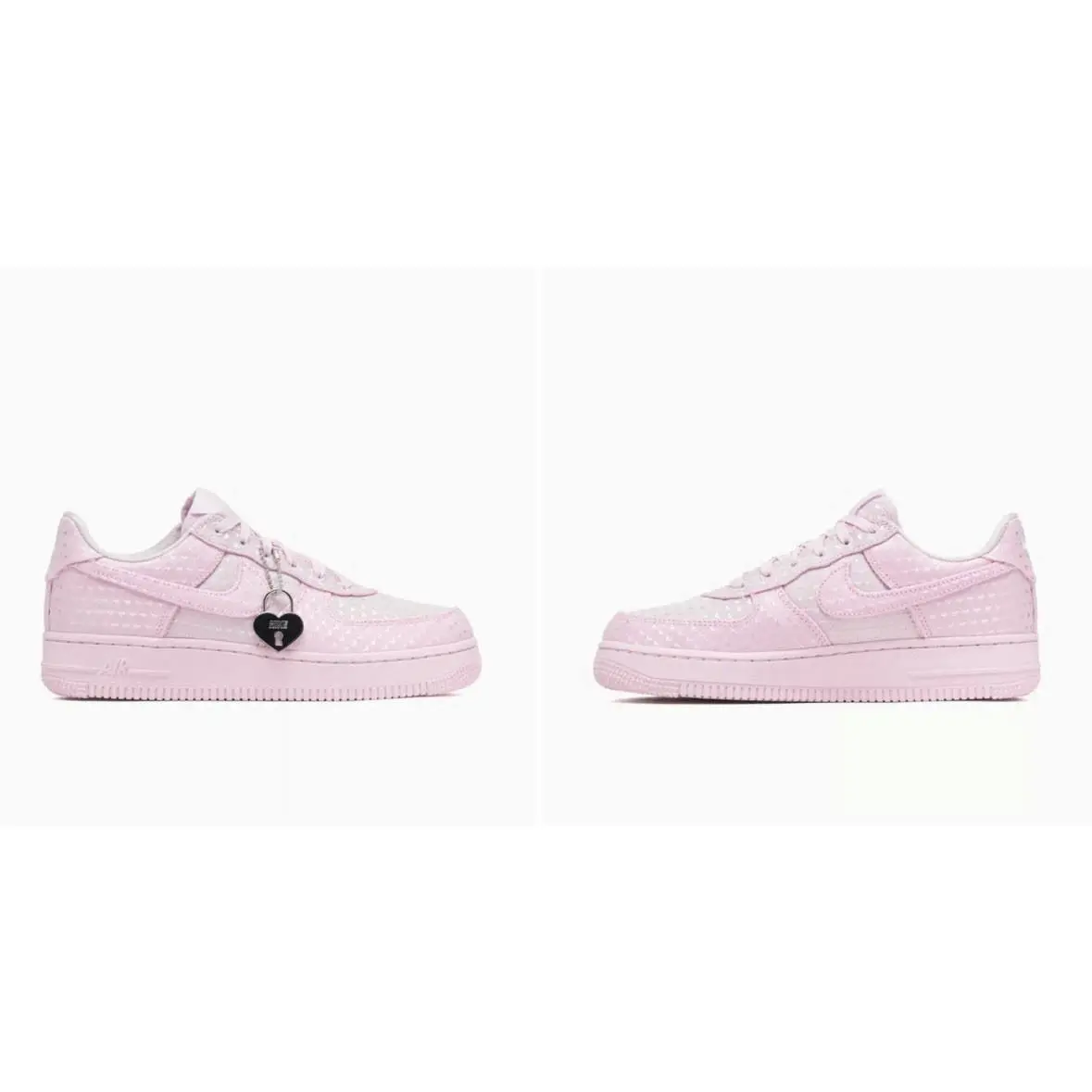 Nike shoes - Nike Air Force 1 - Air Force - Pink Foam/Pink Foam/Black 2